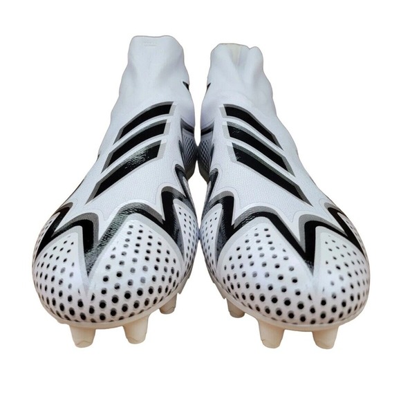 Size 13.5 Adidas Freak Ultra 22 Primeknit Football Cleats White Black GZ0450 New - Picture 3 of 8